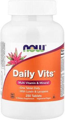NOW Foods, Daily Vits™, Multi Vitamin & Mineral, Multivitamin und Mineralstoff, 250 Tabletten