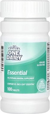 Thumbnail - 21st Century, Einmal täglich, essenziell, 100 Tabletten