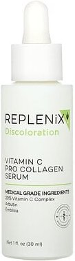 Replenix, Discoloration, Vitamin C Pro Collagen Serum, Serum gegen Verfärbungen, Vitamin C und Pro-Kollagen-Serum, ohne ...