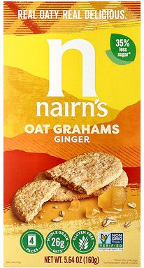 Nairn's, Hafer-Grahams, glutenfrei, Ingwerstiel, 160 g (5,64 oz.)