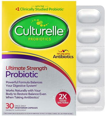 Culturelle, Probiotika, Ultimatives Probiotikum, 20 Milliarden KBE, 30 vegetarische Kapseln