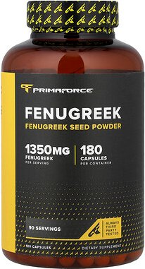 Primaforce, Fenugreek, Bockshornklee, 180 Kapseln (675 mg pro Kapsel)