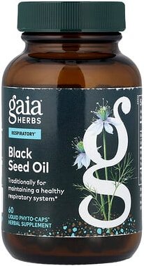 Gaia Herbs, Black Seed Oil, Schwarzkümmelöl, 60 flüssige Phyto-Caps® (200 mg pro Kapsel)