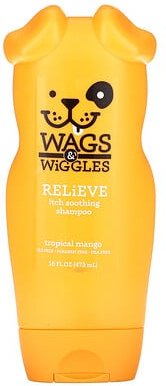 Thumbnail - Wags & Wiggles, Relief Itch Soothing Shampoo, beruhigendes Shampoo gegen Juckreiz, tropische Mango, 473 ml (16 fl. oz.)