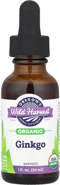 Thumbnail - Oregon's Wild Harvest, Organic Ginkgo Extract, Bio-Ginkgoextrakt, 30 ml (1 fl. oz.)