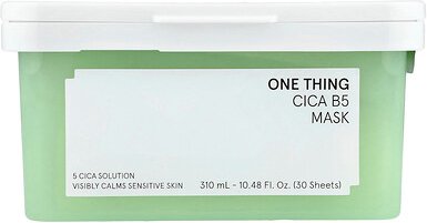 One Thing, Cica B5 Beauty Mask, Beauty-Maske mit Cica B5, 30 Tuchmasken, 310 ml (10,48 fl. oz.)