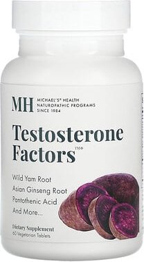 Michael's Health, Testosteron Factors, 60 pflanzliche Tabletten