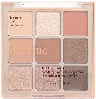 Dasique, Eyeshadow Palette, 01 Sugar Brownie, 1 Stück
