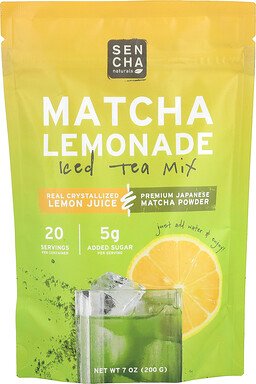 Sencha Naturals, Matcha Lemonade Iced Tea Mix, 7 oz (200 g)