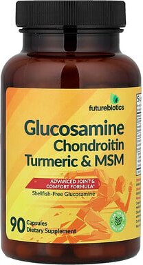 Futurebiotics, Glucosamin, Chondroitin, Kurkuma und MSM, 90 Kapseln