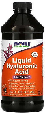 NOW Foods, Flⁿssige HyaluronsΣure, Beerengeschmack, 100 mg, 16 fl oz (473 ml)