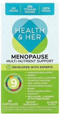 Thumbnail - Health and Her, Menopause, Multi-Nutrient Support, Unterstützung mit mehreren Nährstoffen, 60 Kapseln