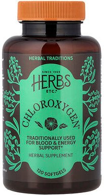 Herbs Etc., ChlorOxygen®, 120 Weichkapseln