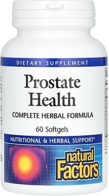 Natural Factors, Prostate Health, Prostatagesundheit, 60 Weichkapseln