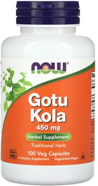 NOW Foods, Gotu Kola, 450 mg, 100 pflanzliche Kapseln