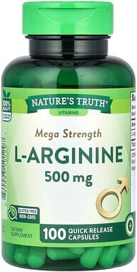 Nature's Truth, L-Arginine, L-Arginin, 500 mg, 100 Kapseln mit schneller Freisetzung