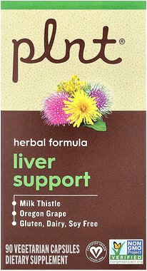 Plnt, Liver Support, Unterstützung der Leber, 90 pflanzliche Kapseln
