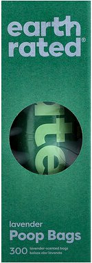 Earth Rated, Hundekotbeutel, Lavendel, 300 Beutel