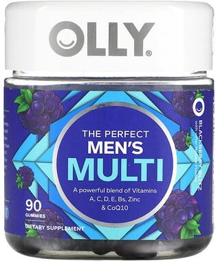 OLLY, The Perfect Men's Multi, Blackberry Blitz, 90 Fruchtgummis