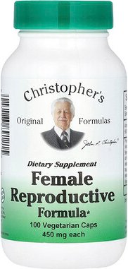 Thumbnail - Christopher's Original Formulas, Female Reproductive Formula, Formel für weibliche Fortpflanzungsorgane, 100 vegetarisch...