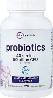 Micro Ingredients, Probiotics, Probiotika, 120 pflanzliche Kapseln