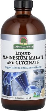 Nature's Answer, Liquid Magnesium Malate and Glycinate, flüssiges Magnesiummalat und Glycinat, 480 ml (16 fl. oz.)