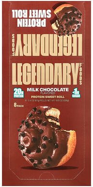 Legendary Foods, Protein-Brötchen, Schokoschnecke, 8er-Pack, je 67 g (2,4 oz.)