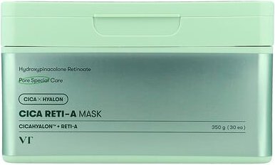 VT Cosmetics, Cica Reti-A Beauty Mask, Beauty-Maske, 30 Tuchmasken, 350 g