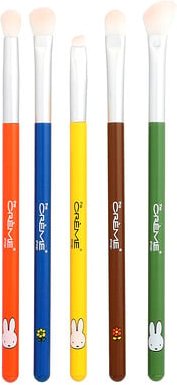 The Creme Shop, Miffy, Everyday Essentials, Lidschatten-Pinsel-Set + Reisetasche, 6-teilig