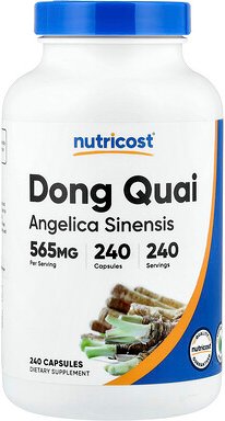 Nutricost, Dong Quai, 565 mg, 240 Kapseln