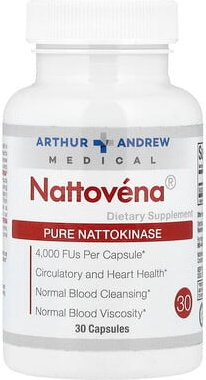 Arthur Andrew Medical, Nattovena, reine Nattokinase, 200 mg, 30 Kapseln