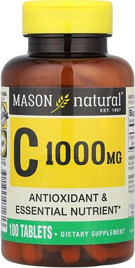 Mason Natural, Vitamin C, 1.000 mg, 100 Tabletten