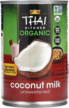 Thai Kitchen, Organic Coconut Milk, Bio-Kokosnussmilch, ungesüßt, 403 ml (13,66 fl. oz.)