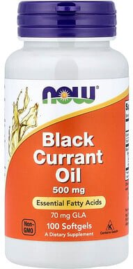 NOW Foods, Schwarze-Johannisbeere-Öl, 100 Weichkapseln