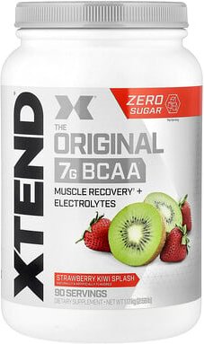 XTEND, 7G BCAA, Strawberry Kiwi Splash, 7G BCAA, Erdbeer-Kiwi-Schorle, 1,17 kg (2,58 lb.)