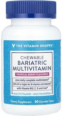 Thumbnail - The Vitamin Shoppe, Chewable Bariatric Multivitamin, Kautabletten für bariatrische Multivitaminpräparate, tropische Beer...