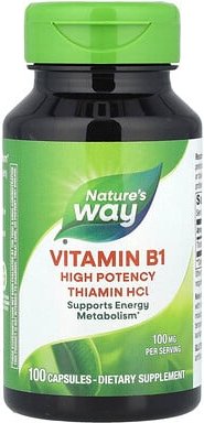 Nature's Way, Vitamin B-1, 100 mg, 100 Kapseln