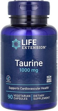 Life Extension, Taurine, Taurin, 1.000 mg, 90 pflanzliche Kapseln