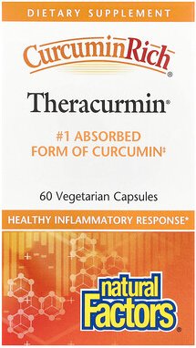 Natural Factors, CurcuminRich®, Theracurmin®, fortschrittliches Ergänzungsmittel mit Kurkumin für eine verbesserte Aufna...