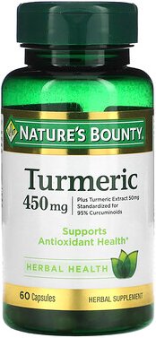 Nature's Bounty, Kurkuma, 450 mg, 60 Kapseln