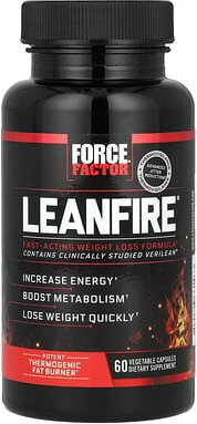 Force Factor, LeanFire®, 60 pflanzliche Kapseln