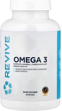 Thumbnail - Revive, Omega 3, 120 Weichkapseln (1.000 mg pro Weichkapsel)