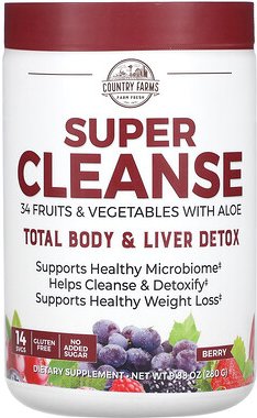 Country Farms, Super Cleanse, Reinigung mit Beere, 280 g (9,88 oz.)