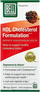 Bell Lifestyle, HDL-Cholesterin-Formulierung, 30 pflanzliche Kapseln