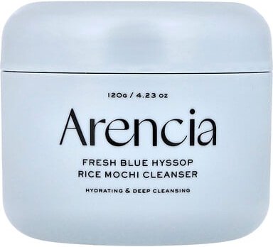 Arencia, Fresh Blue Ysop Rice Mochi Cleanser, Reiniger mit frischem blauem Ysop-Reis, 120 g (4,23 oz.)