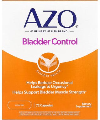 AZO, Bladder Control, Blasenkontrolle, 72 Kapseln