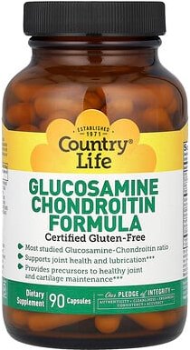 Country Life, Glucosamine Chondroitin Formula, Glucosamin-Chondroitin-Formel, 90 Kapseln