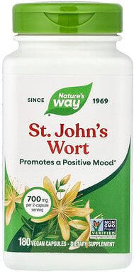 Nature's Way, Johanniskraut, 180 vegane Kapseln (350 mg pro Kapsel)