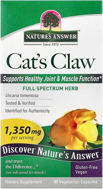 Nature's Answer, Cat's Claw, Katzenkralle, 90 pflanzliche Kapseln (450 mg pro Kapsel)