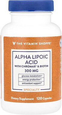 The Vitamin Shoppe, Alpha-Liponsäure mit Chromax® und Biotin, 120 Kapseln